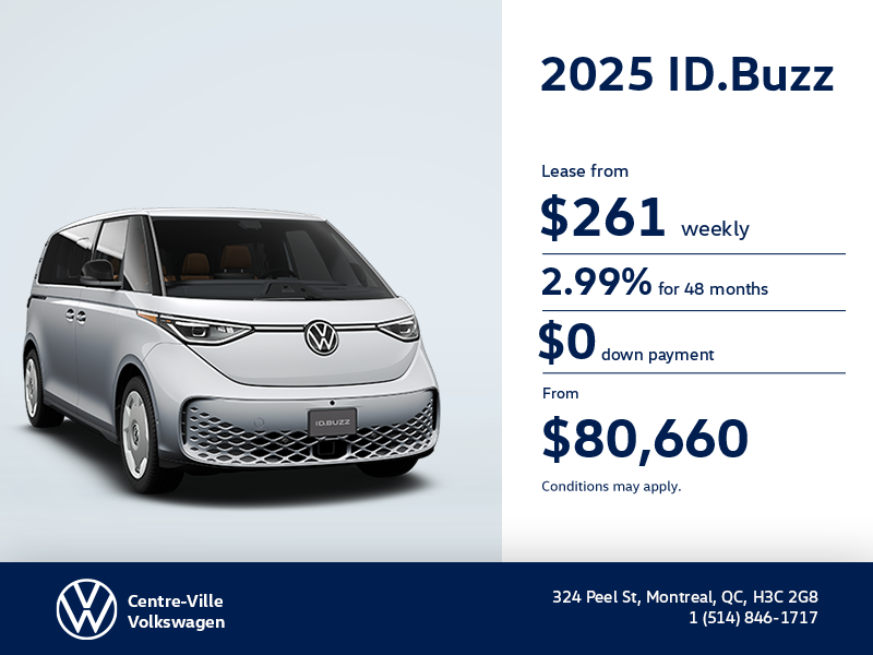 Get the 2025 Volkswagen ID.Buzz