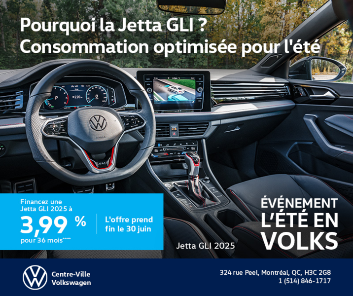 Procurez-vous la Volkswagen Jetta Gli 2025
