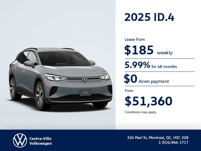 Get the 2025 Volkswagen ID.4