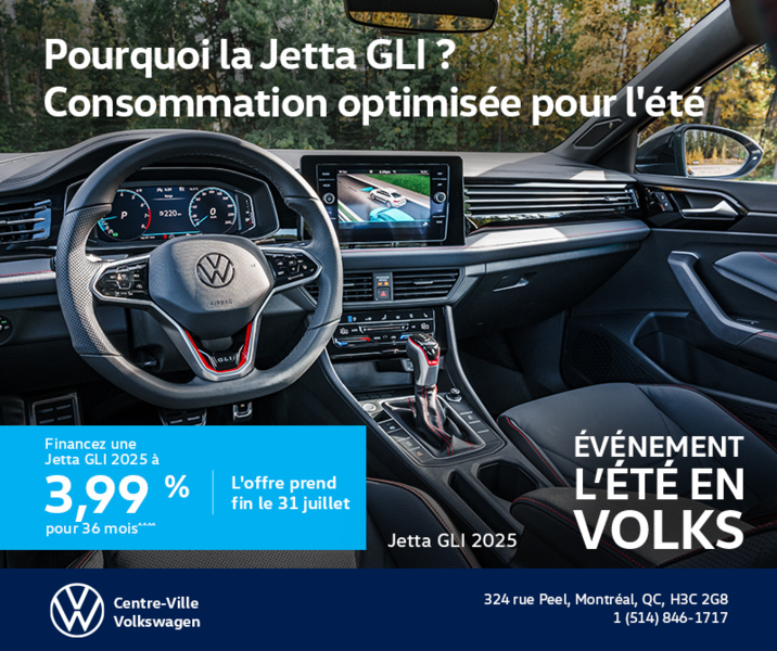 Procurez-vous la Volkswagen Jetta Gli 2025