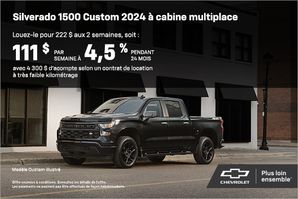 Le Chevrolet Silverado 1500 2024