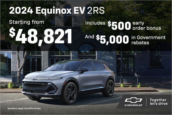 The 2024 Chevrolet Equinox EV