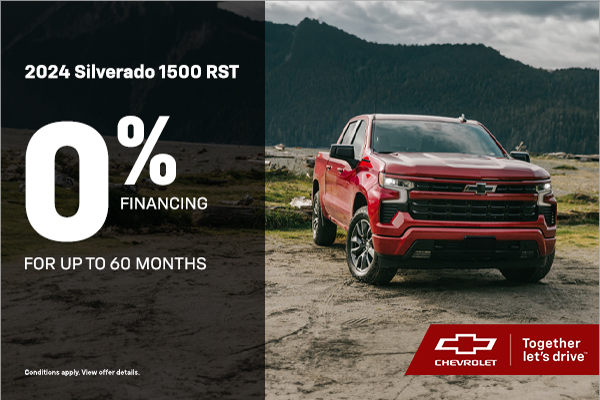 The 2024 Chevrolet Silverado 1500 RST