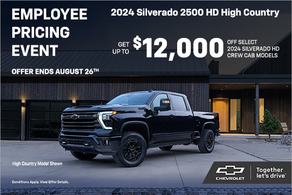 Get the 2024 Silverado HD High Country