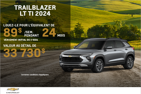 Le Chevrolet Trailblazer 2024