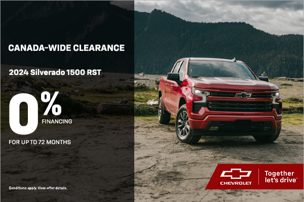 Get the 2024 Silverado 1500 RST