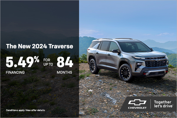 Get the 2024 Chevrolet Traverse