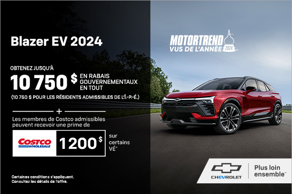 Procurez-vous le Chevrolet Blazer EV 2024