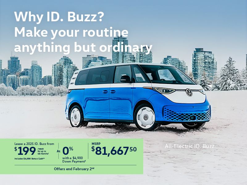 Get the 2025 Volkswagen ID. Buzz