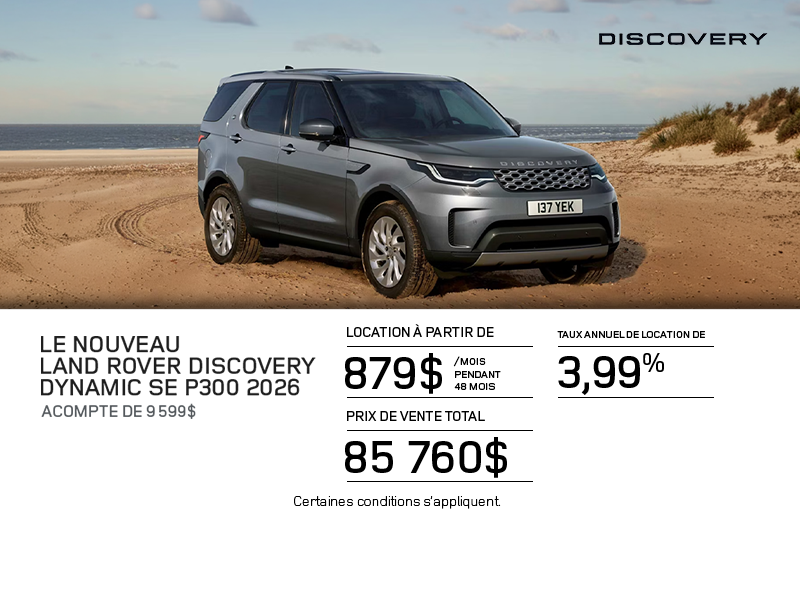 Le Land Rover Discovery Dynamic SE 2026