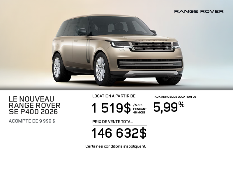Le Range Rover SE 2026