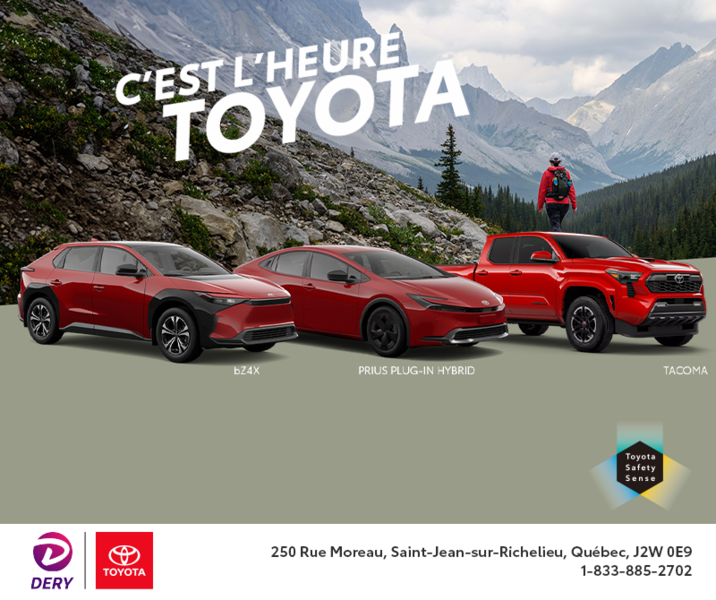 C'est l'heure Toyota!