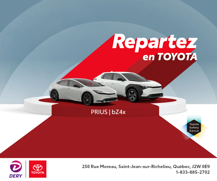 Repartez en Toyota!