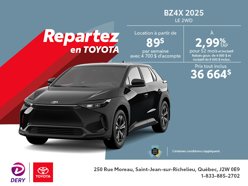 Toyota BZ4X 2025