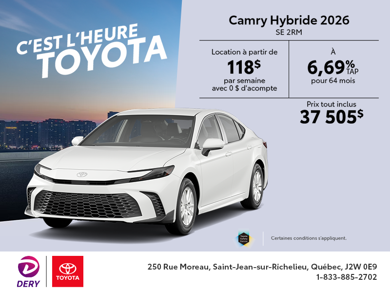 Toyota Camry Hybrid 2026