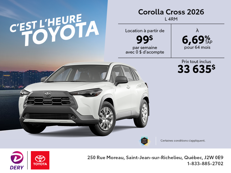 Toyota Corolla Cross 2026