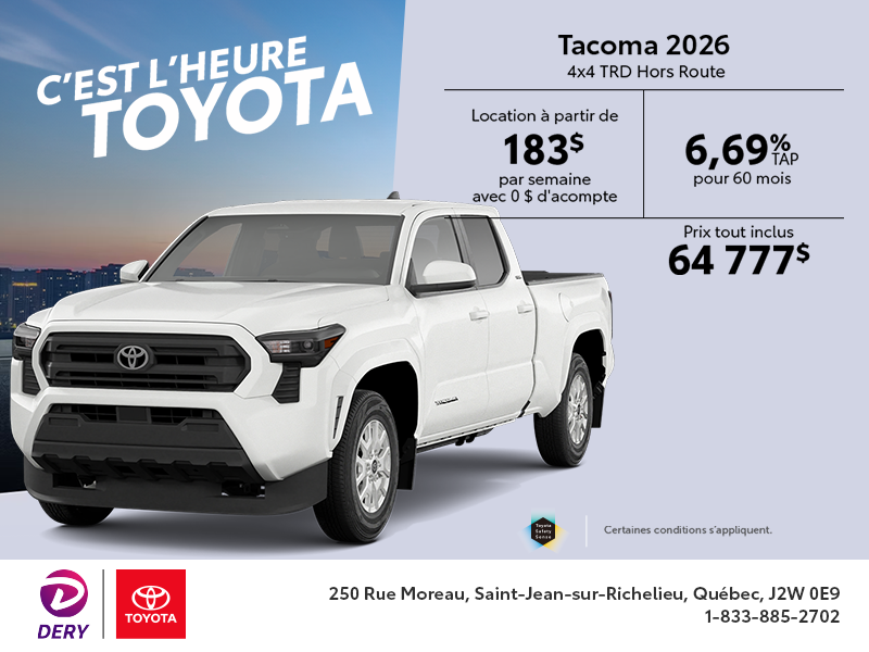 Toyota Tacoma 2026