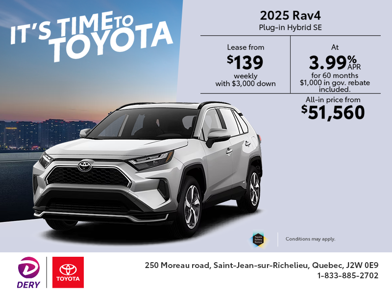 2025 Toyota RAV4 Plug-In Hybrid