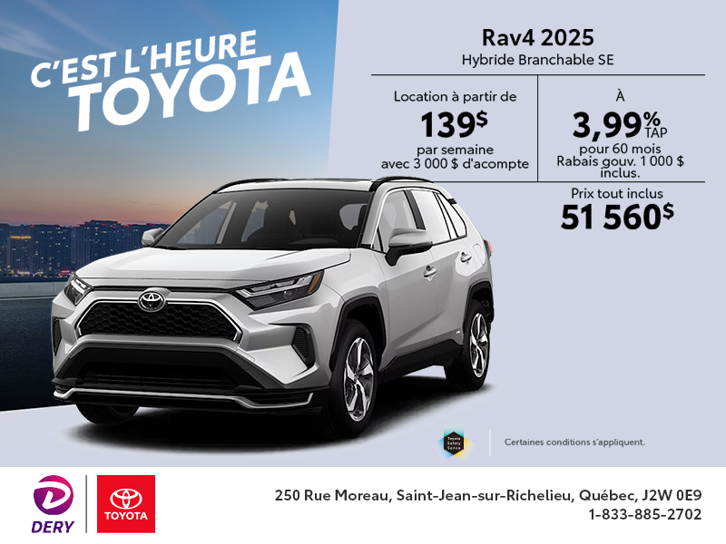 Toyota RAV4 Plug-In Hybrid 2025