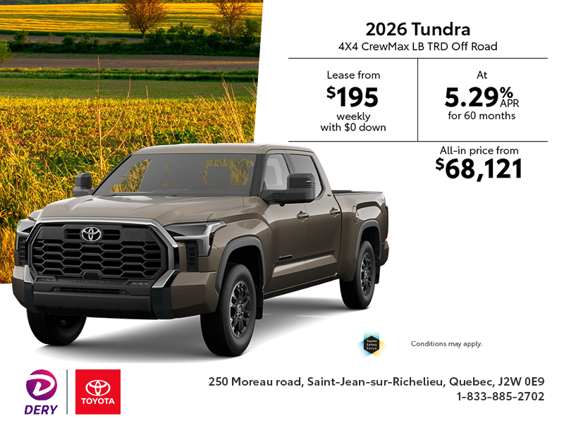2026 Toyota Tundra