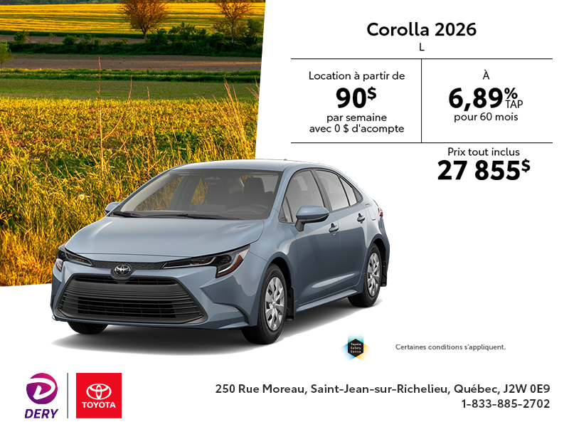Toyota Corolla 2026
