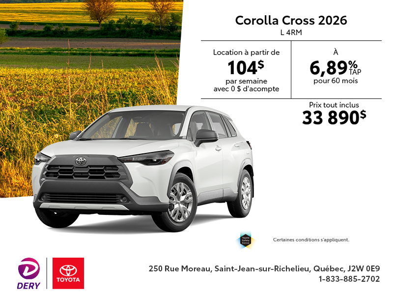 Toyota Corolla Cross 2026