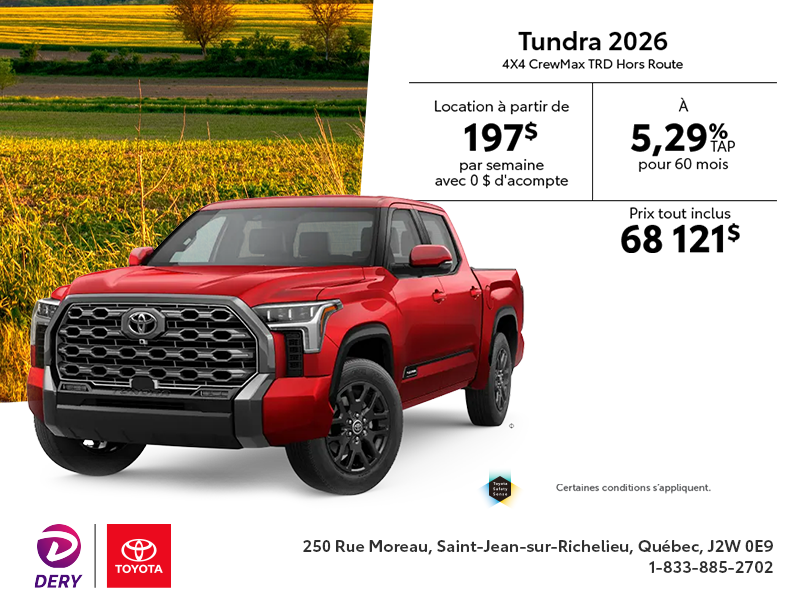 Toyota Tundra 2026