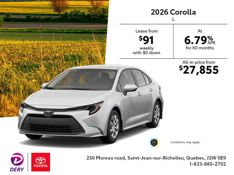 2026 Toyota Corolla