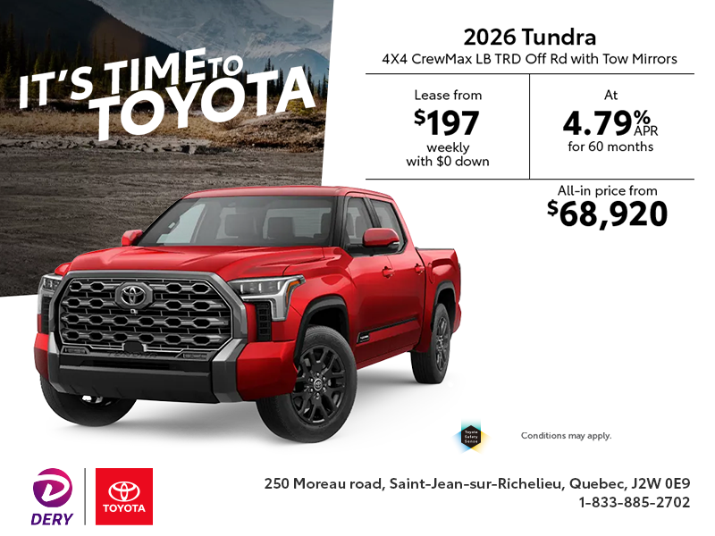 2026 Toyota Tundra