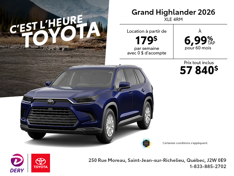 Toyota Grand Highlander 2026