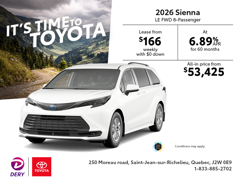 2026 Toyota Sienna Hybrid