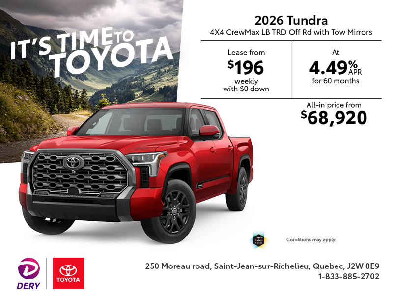 2026 Toyota Tundra