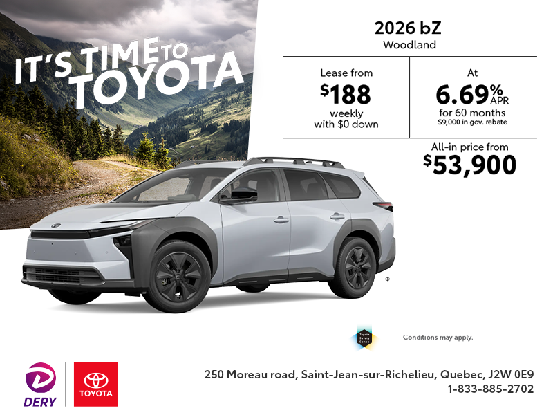 2026 Toyota bZ Woodland