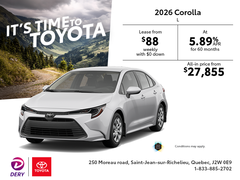 2026 Toyota Corolla