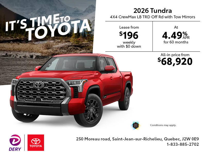 2026 Toyota Tundra