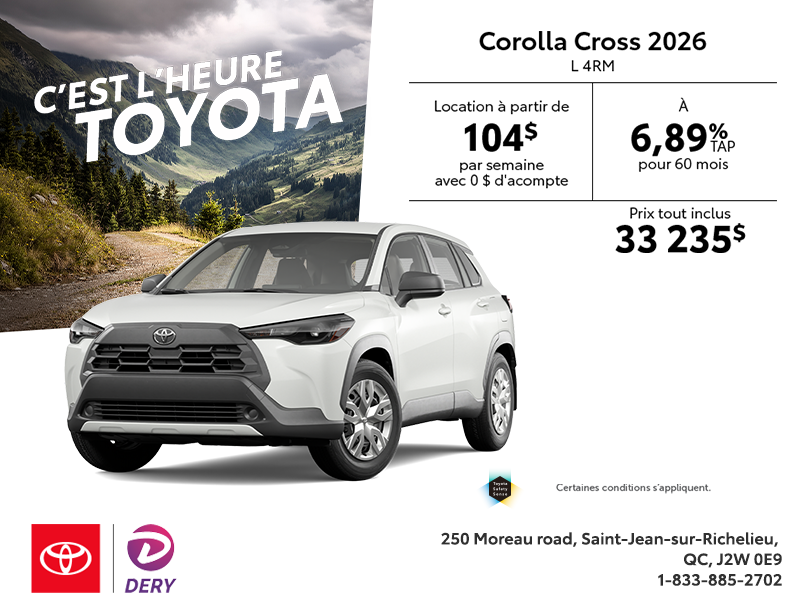 Toyota Corolla Cross 2026