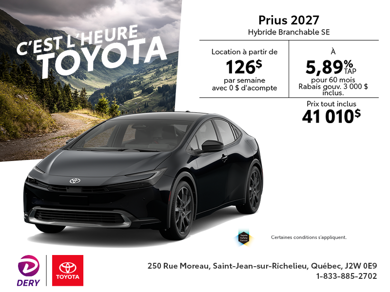 Toyota Prius Plug-In Hybrid 2027