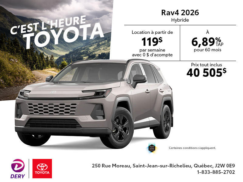 Toyota RAV4 Hybrid 2026