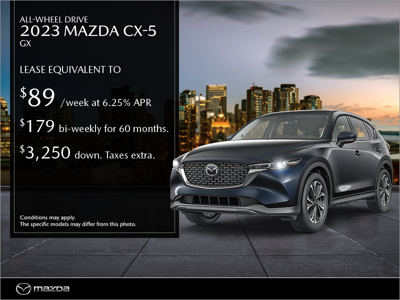 Get the 2023 Mazda CX-5 today!