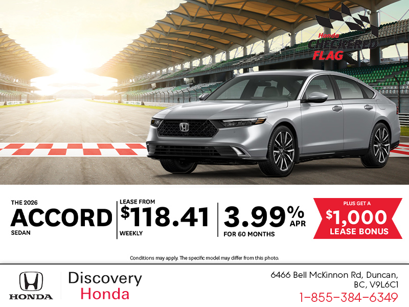 Get the 2026 Honda Accord!
