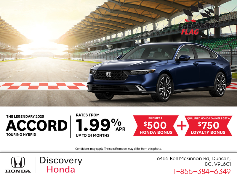 Get the 2026 Honda Accord Hybrid!
