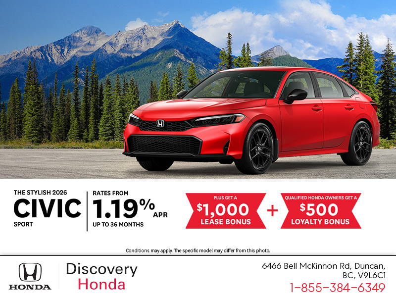 Get the 2026 Honda Civic!