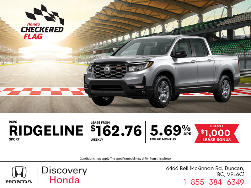 Get the 2026 Honda Ridgeline!