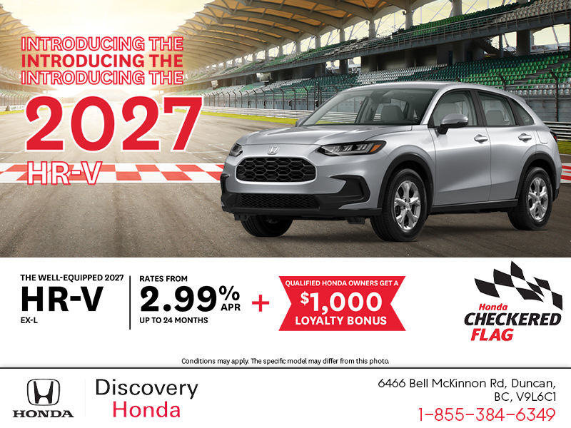 Get the 2027 Honda HR-V!