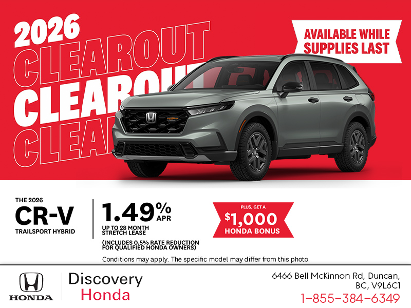 Get the 2026 Honda CR-V Hybrid! 