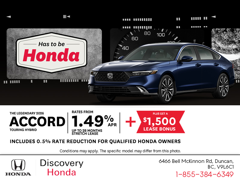 Get the 2026 Honda Accord Hybrid!