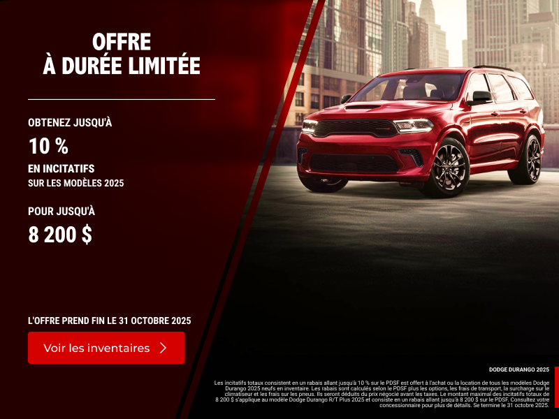 L'événement mensuel de Dodge