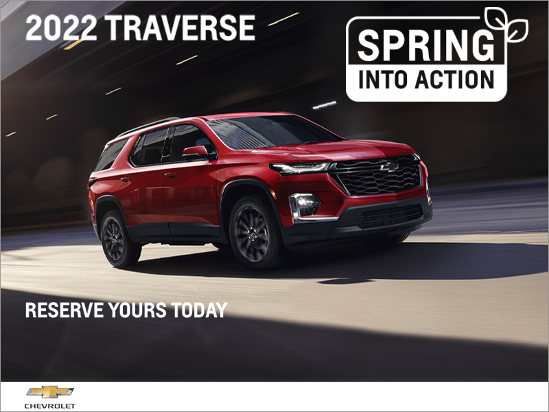 Get the 2022 Chevrolet Traverse