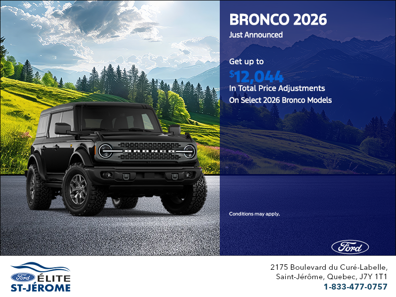 2026 Ford Bronco 4 doors