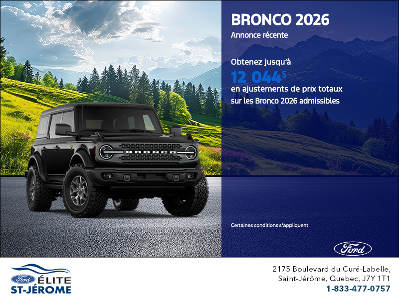 Ford Bronco 4 doors 2026